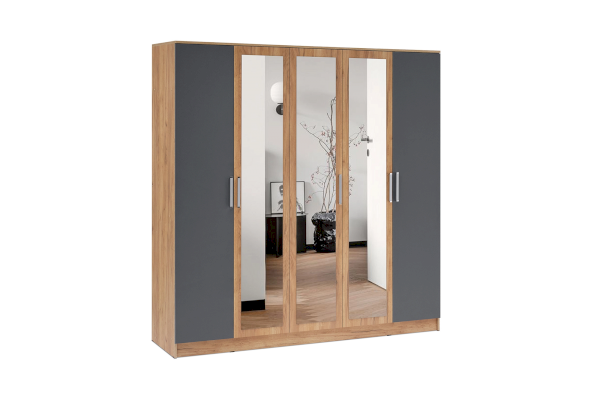 Пятистворчатый шкаф для одежды Мартина (Миф)