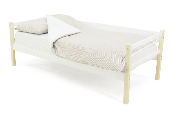 Детская деревянная кровать-тахта Svogen цвет бежево-белый (Бельмарко)